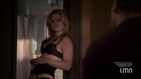 Julia Stiles - Sex Scenes in Blue s01e01-02 (2014)