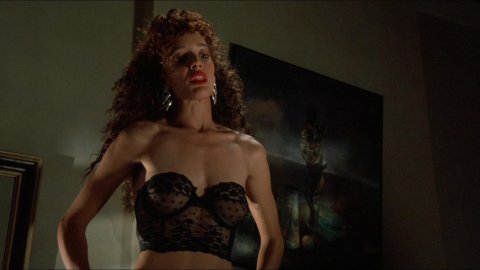 Jennifer Beals, Kasi Lemmons - Sex Scenes in Vampire's Kiss (1989)