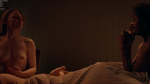 Simona Brown, Tallulah Haddon - Sex Scenes in Kiss Me First s01e02 (2018)