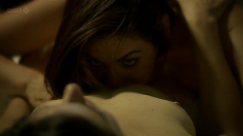 Natasha OKeeffe, Neve McIntosh - Sex Scenes in Lip Service s02e06 (2012)