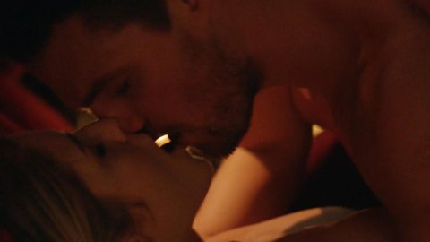 Emily Bett Rickards - Sex Scenes in Arrow s03e20 (2015)