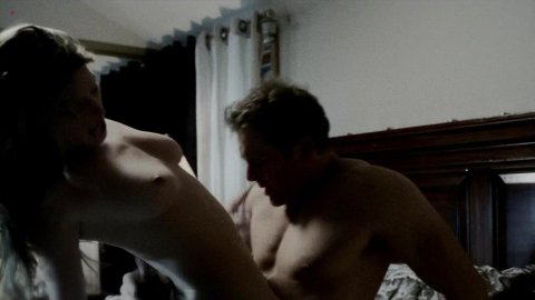 Jes Macallan, Sadie Alexandru - Sex Scenes in Femme Fatales s02e10 (2012)