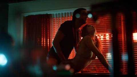 Leah Gibson - Sex Scenes in Shut Eye s01e07 (2016)